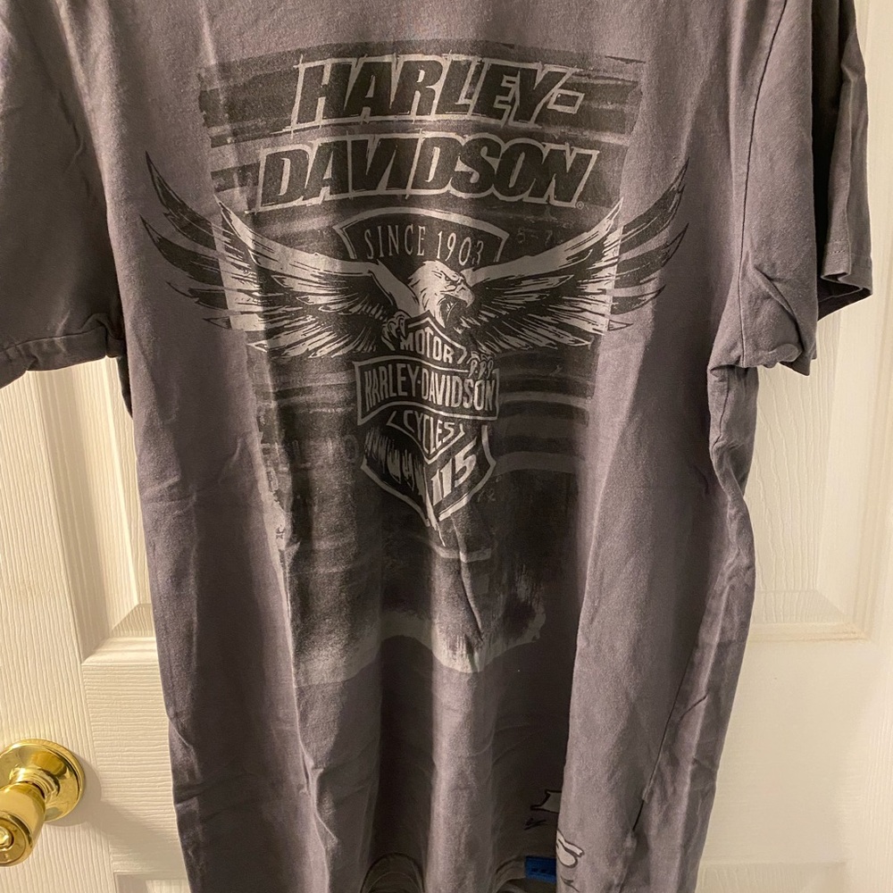 Harley-Davidson Charcoal Winged Graphic Tee